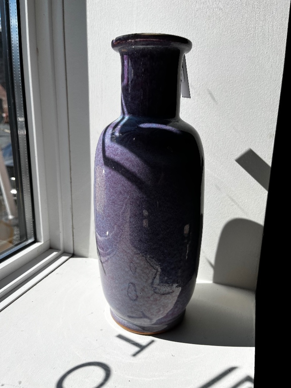 Vintage 1973 Purple Mengrai Kilns Celadon Thailand Vase 